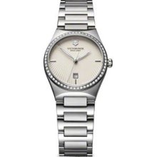 Women's Swiss Army Victoria Diamond Stainless Steel Diamond Watch