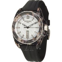 Zodiac Women's 'Racer' Tortoise Steel and Rubber Quartz Watch ...