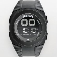 Zoo York Black Digital Chronograph Watch - Zy1087 - Men