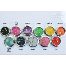 100pcs/lot Jelly Candy Sports Watches Dial Snap Slap On Watch Dial S