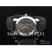 10pcs/lot Brand New Men's Watches,women's Silicone Strap Wrist Watch