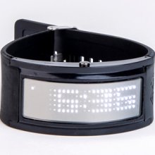 125 Led Digital Fashion Sport Mirror Face Wrist Watch Bracelet For Men Women