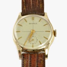 1950's benrus gold filled vintage wrist watch