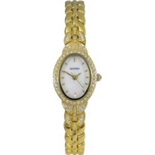 4706 Sekonda Ladies Stone Set Gold Watch