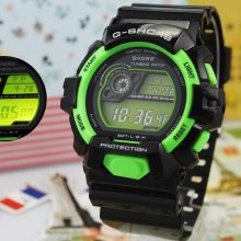 5 Color G-shors Sports Fad Calendar Digital Watch Lcd Alm Mens Unisex Quartz