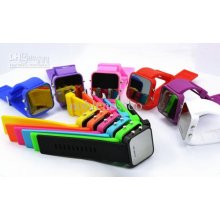 60pcs (12 Colors) Unisex Led Digital Calender Colorful Jelly Mirror