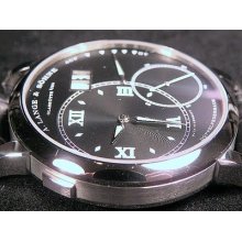 A. Lange & Sohne - Grande Lange One Luminous - Wg/black Dial - Rare -ref:115.029