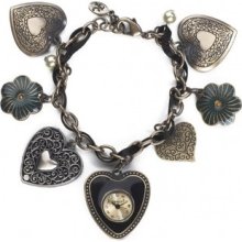 Accessorize Ladies Charm Bracelet Watch (j1001)