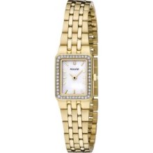 Accurist Ladies Quartz Watch With Mother Of Pearl Dial Analogue Display And Stainless Steel Plated Bracelet Lb1420p