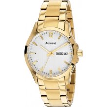 Accurist Mb985w Mens Gold Watch Rrp Â£80