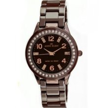AK Anne Klein Women's 10-9341BMBN Ceramic Brown Watch
