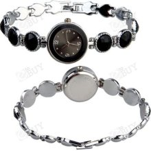Alloy Bracelet Chain Girl Quartz Wrist Watch Wristwatch