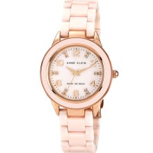 Anne Klein Ceramic Bracelet Watch Light Pink