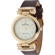 Anne Klein Leather Collection Cream Dial Women's Watch #9856CMBN