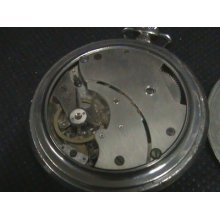 Antique Movement Pocket Watch For Repair Or Parts Medana