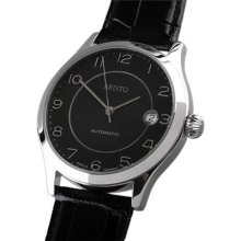 Aristo 4H53 Black Dial Swiss Automatic Dress Watch