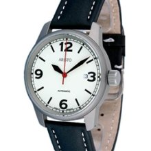 Aristo 5H69TI Titanium Case Swiss Automatic Watch with Luminous Dial