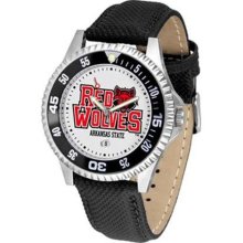 Arkansas State Red Wolves ASU NCAA Mens Leather Wrist Watch ...