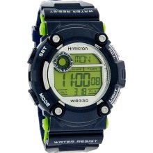 Armitron Mens Blue/Green Digital Alarm Quartz Chronograph Watch 40/8229