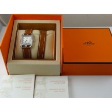 Auth Hermes Cape Cod Double Tour Ladies Watch