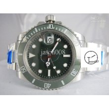 Automatic Submariner Ceramic Bezel Green Dial Stainless Original Bac
