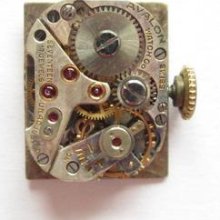 Avalon As 976 Watch Movement And Dial Runs And Keeps Time