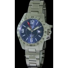 Ball Engineer Hydrocarbon Magnate GMT 40mm Watch - Blue Dial, Stainless Steel Bracelet GM2098C-SCAJ-BE Sale Authentic Tritium