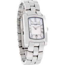 Baume & Mercier Hampton Milleis Ladies Mop Stainless Steel Swiss Watch 8746