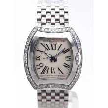 Bedat & Co No 3 Ss 1.47 Cts. Diamonds Bezel White Dial Watch