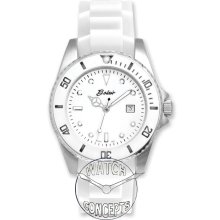 Belair Lady Sport wrist watches: White Sport Rubber Band a9411-wht