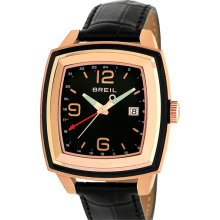 Breil 'Orchestra' Large Square Dual Time Watch
