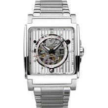 Bulova Bracelet Silver Dial Automatic Analog Display Mens Wrist Watches 96a107