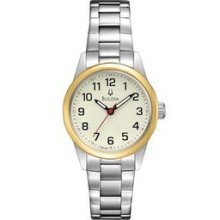 Bulova Casual Collection Ladies' 2 Tone Stainless Steel Bracelet Watch Promotional