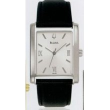 Bulova Classic Collection Ladies` Silver Square Dial Watch