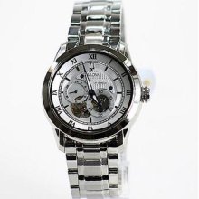 Bulova Self Winding Mechanical Watch Men s Stainless Steel Band 96A118