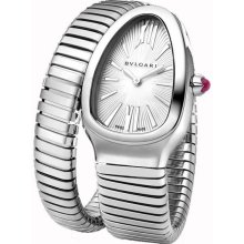 Bvlgari Women's Serpenti Silver Dial Watch SP35C6SS/1T/L