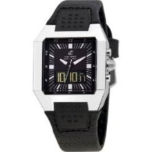 Calypso Men's K5335/8 Black Strap Black Dial Analog and Digital