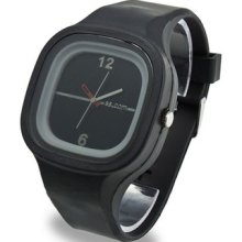 Candy Jelly Ion Sport Bracelet Wrist Watch Quartz Dail Silicone Rubber Unisex
