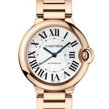 Cartier Ballon Bleu 18k Rose Gold Automatic 36mm Unisex Watch W69004z2