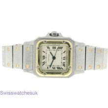Cartier Santos Automatic Steel Gold Ladies Watch