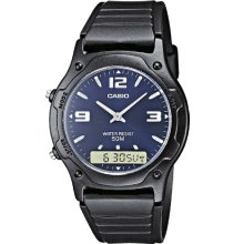 Casio Aw-49He-2Avef Mens Combi Resin Strap Watch