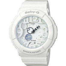 Casio Baby-g Neon Dial Series Bga-131-7bjf White Wristwatch Watch Japan