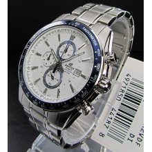 Casio Ef-547d-7a2 Dial Chrono Vettel F1 Race Watch