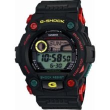 Casio G-shock G-7900rf-1jf Rastafarian Shock Resist Moon Data Tide Graph
