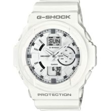 Casio G-shock Ga150-7a Matte White Ana-digi Multi Function X-large Sport Watch