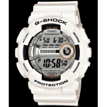 Casio G-shock Gd110-7 Men's White Resin Digital Sport Watch