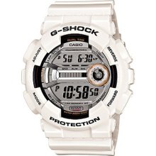 Casio Gshock Gd110-7 Gloss White Watch 2013 Dail Xl