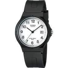 Casio Unisex Core MW59-7BV Black Resin Quartz Watch with White Di ...