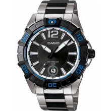 Casio Watches Mtd-1070d-1a1 Watch Man Black Quartz Steel Wrist Warranty Zxc