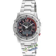 Casio Wave Ceptor Wva-220de-1a Radio Controlled Men's Watch 2 Years Warranty